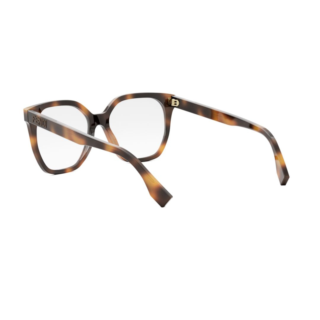 Fe50087i Oversized Tortoiseshell Square Frame Sunglasses