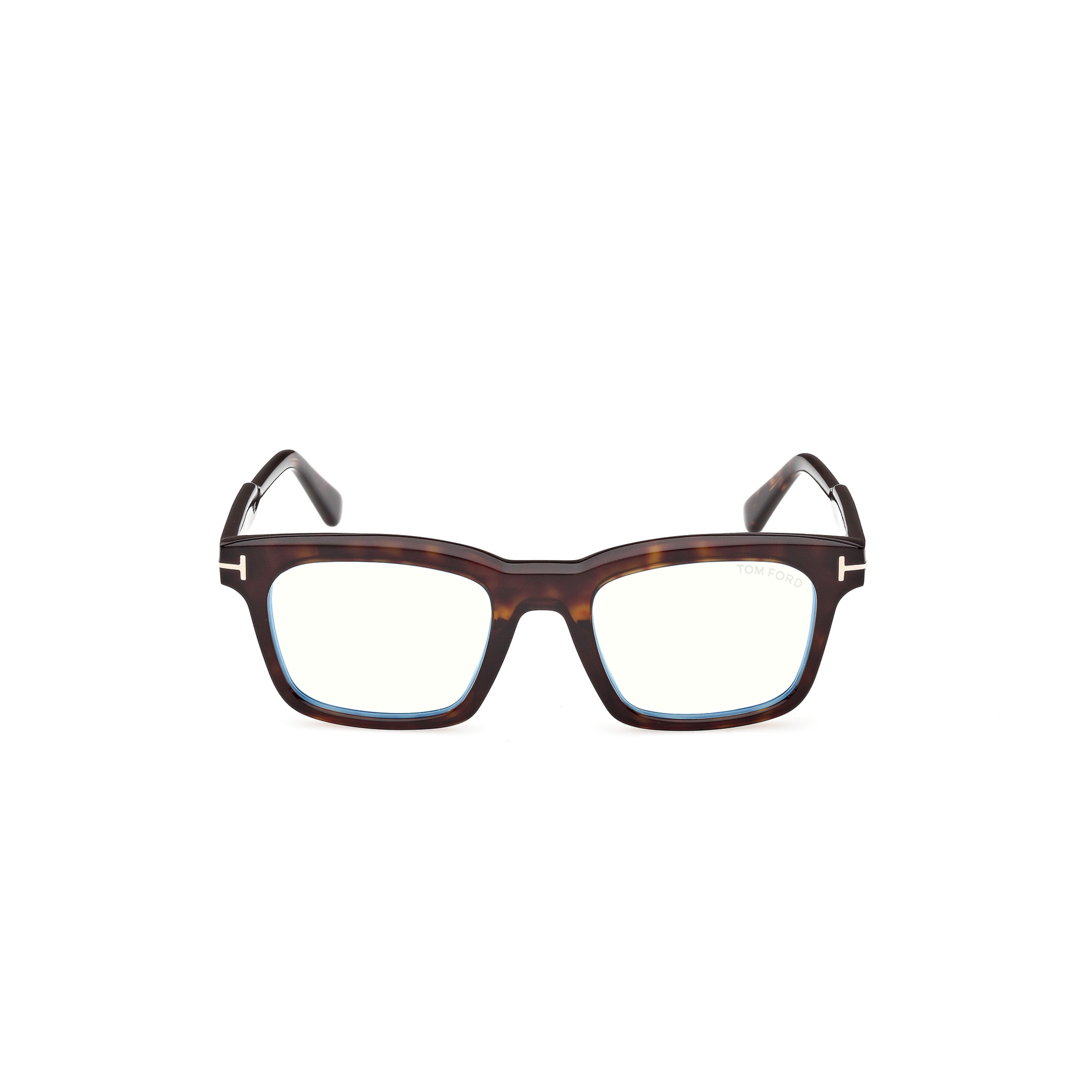 Ft6122-B Bold Rectangular Tortoiseshell Acetate Eyeglasses