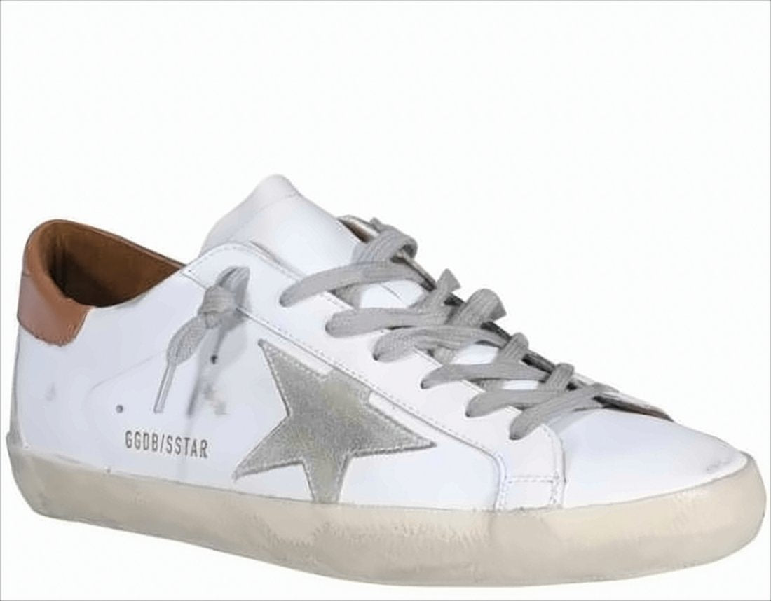 Low-Top Sneakers with Suede Star Detail