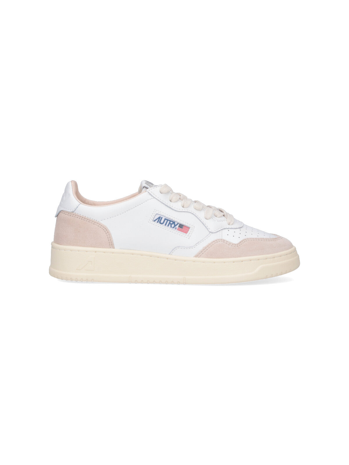 Low-Top Sneakers With Suede Accents And Logo Detailing