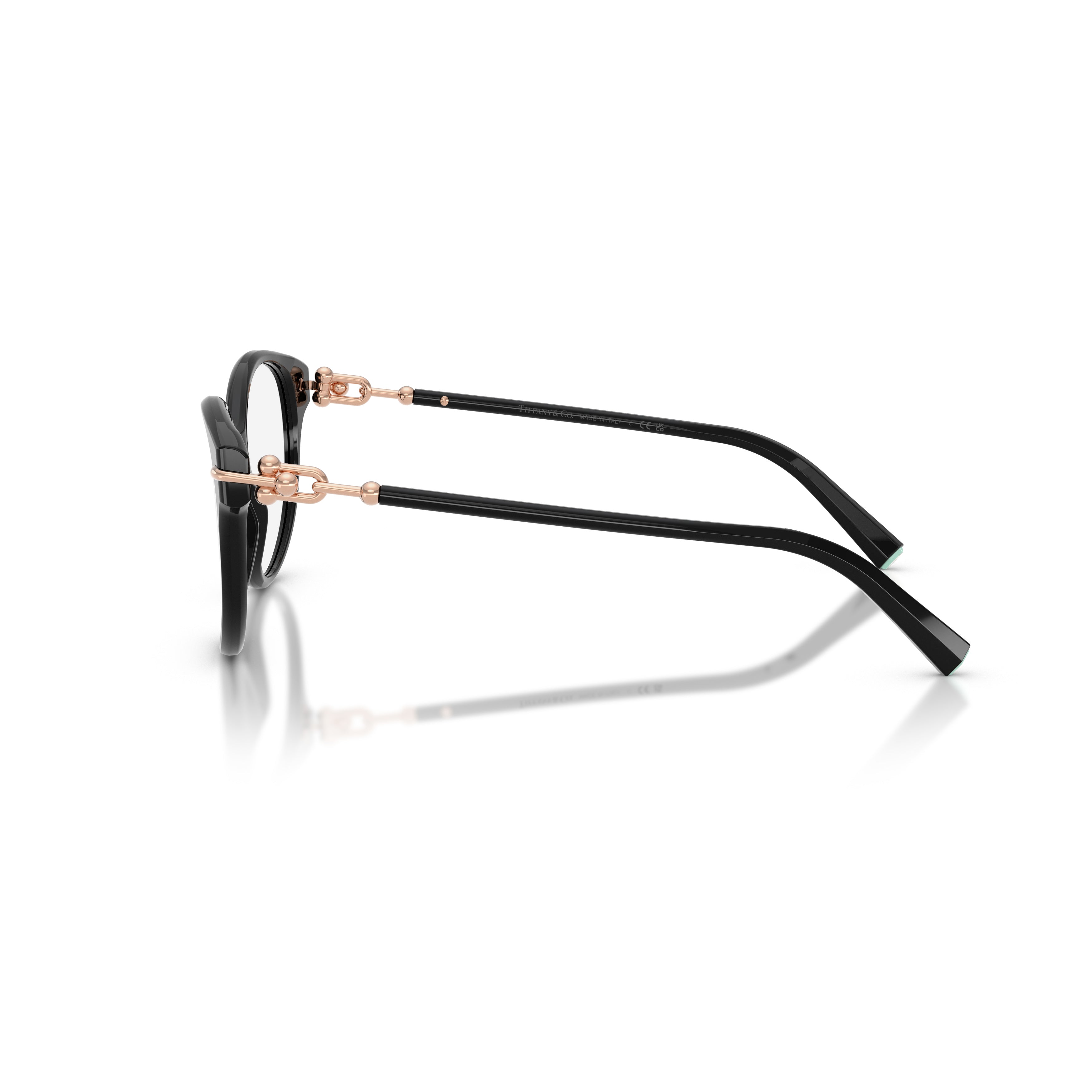 0tf2289 Classic Round Frame Black Acetate Eyeglasses