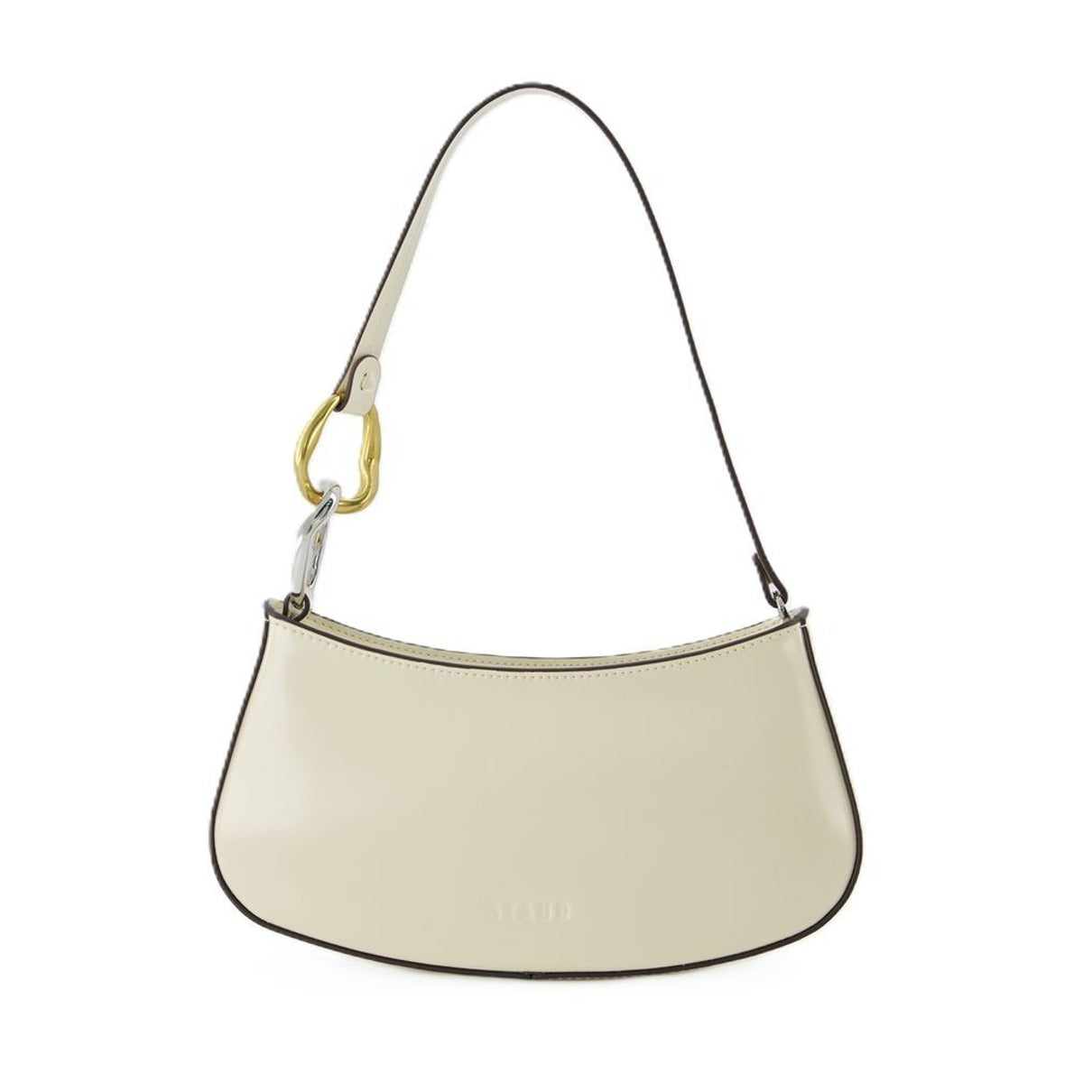 Ollie Hobo Bag - Cream - Leather