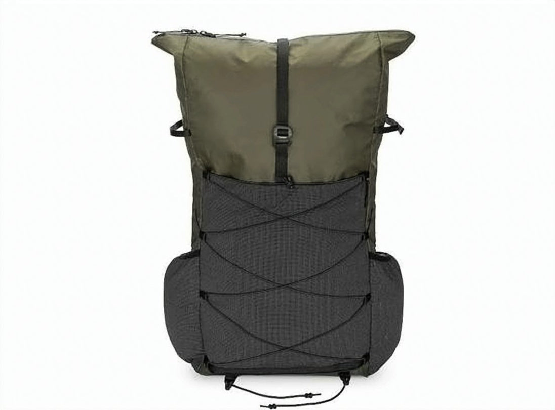 Two-Tone Olive Green and Black Liteway Backpack