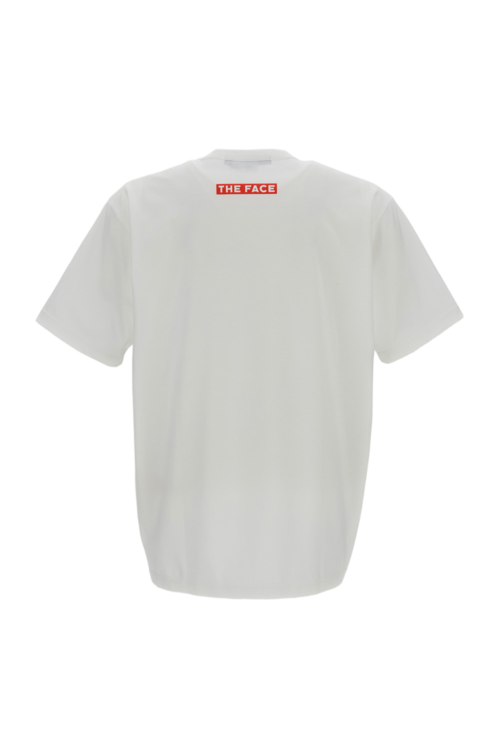 White Short Sleeve Printed Cotton T-Shirt