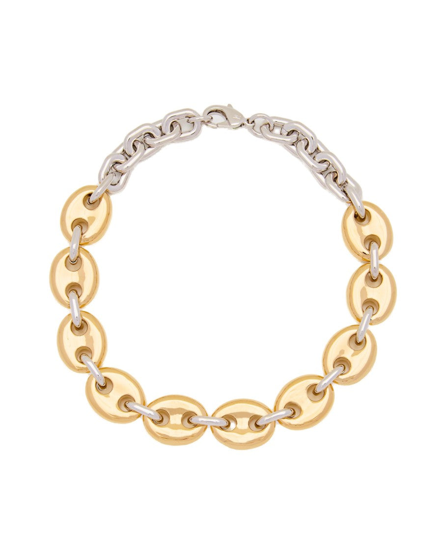 Gold And Silver Necklace