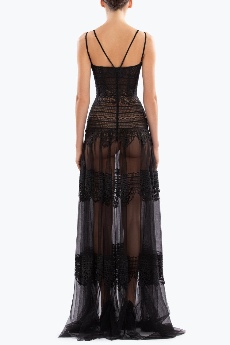 Lace Long Dress