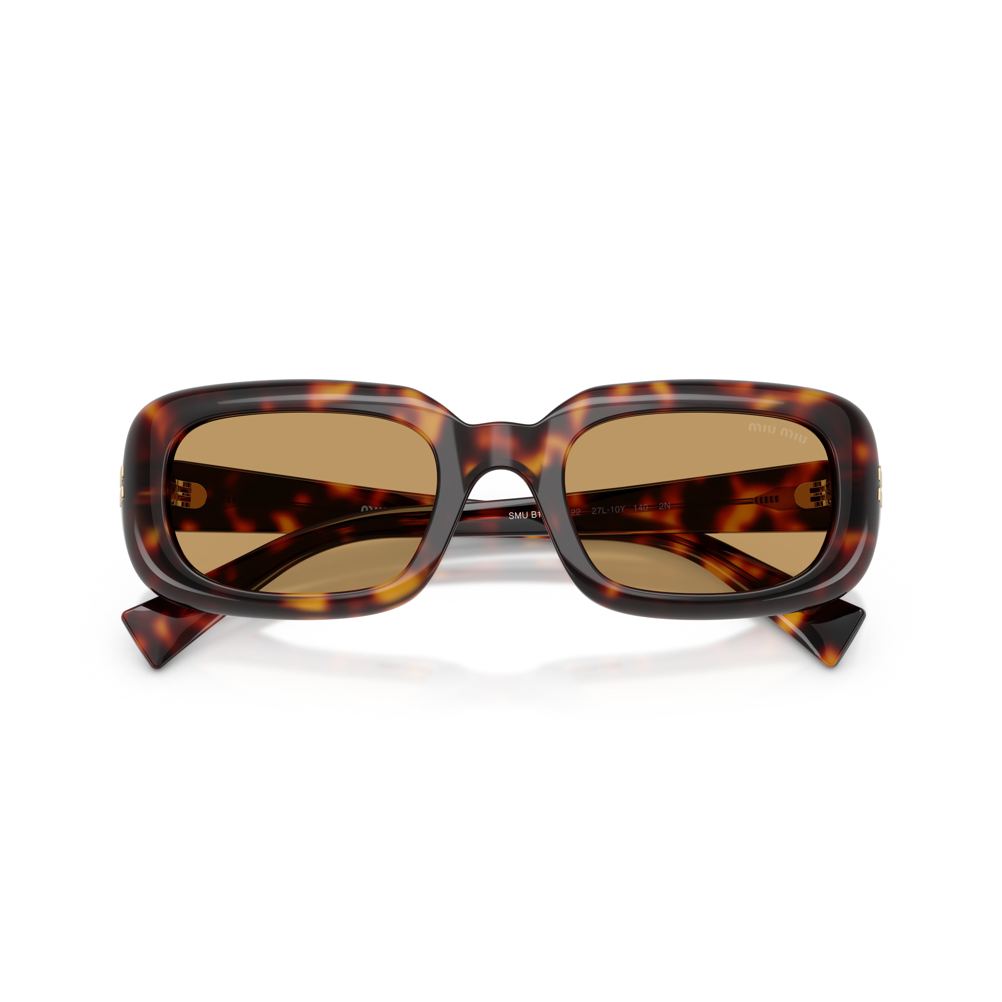 0mu B13s Rectangular Tortoiseshell Sunglasses