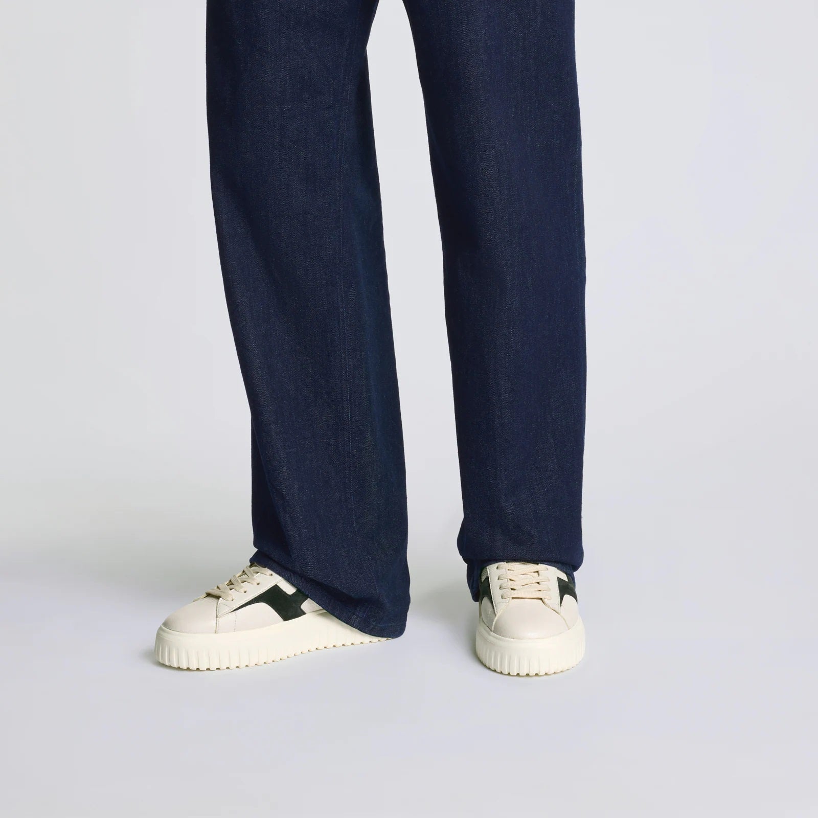 H-Stripes Allacciato H Spezzata Sneakers in White