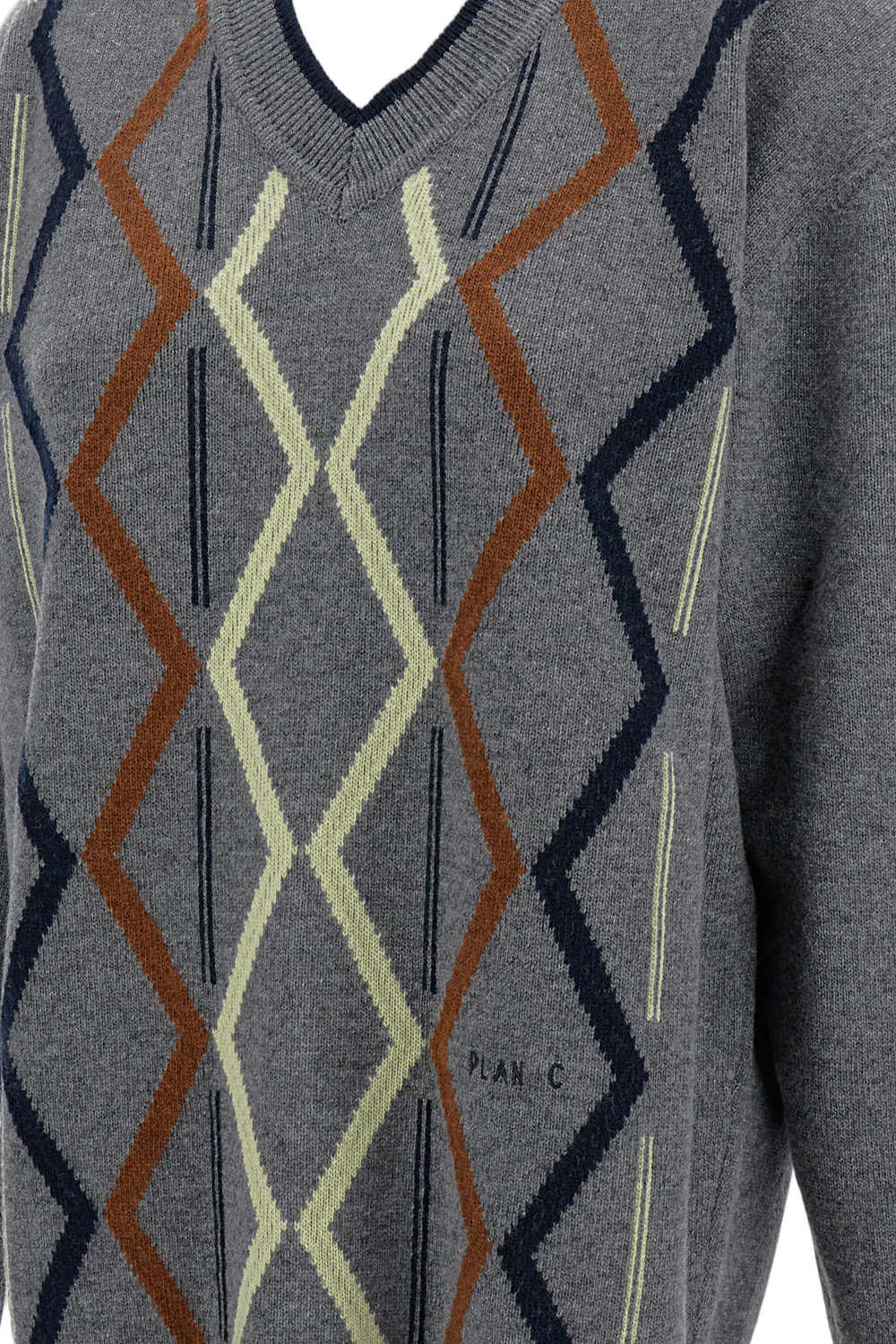 High Turtleneck Grey Knitwear
