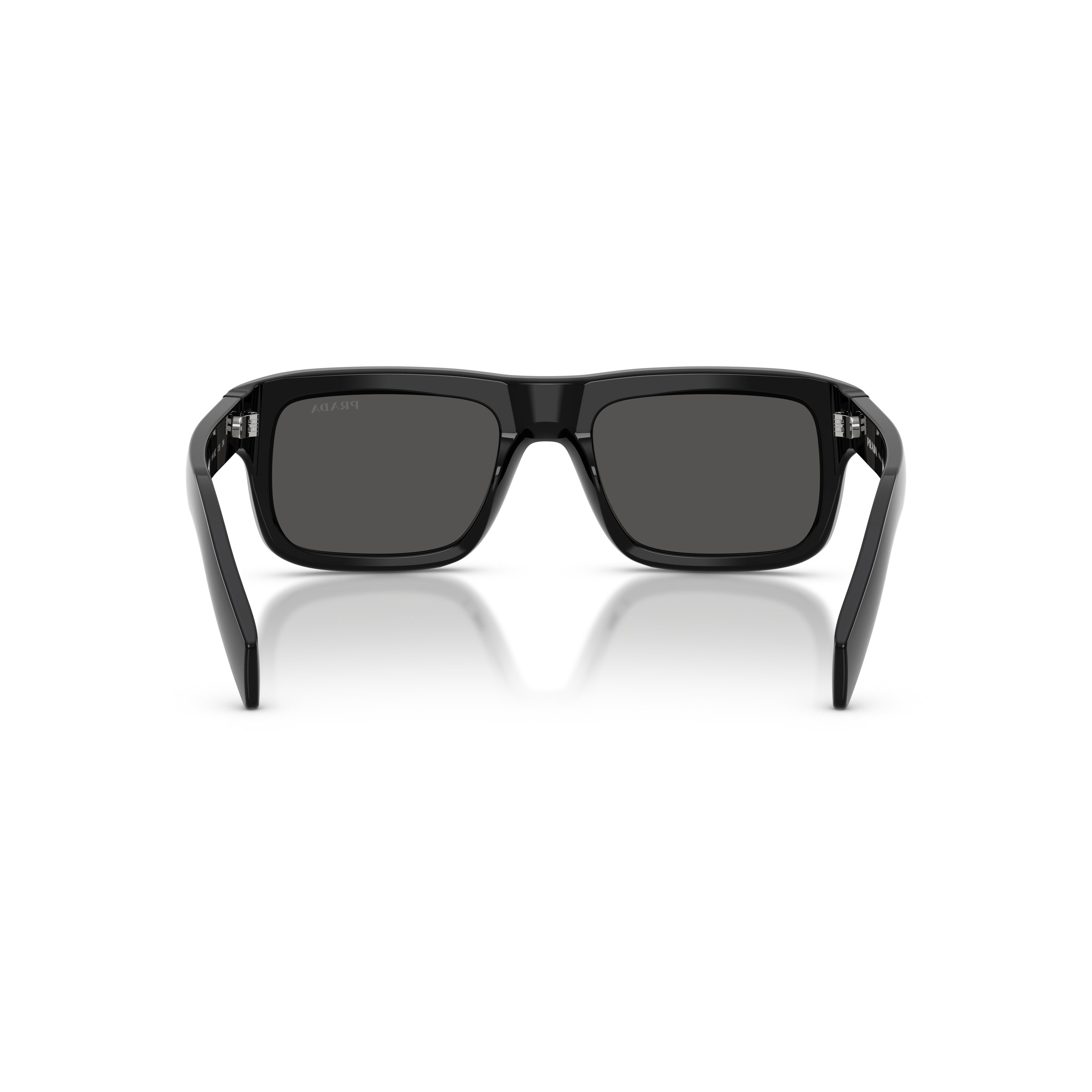 0pr D11s Rectangular Black Acetate Sunglasses