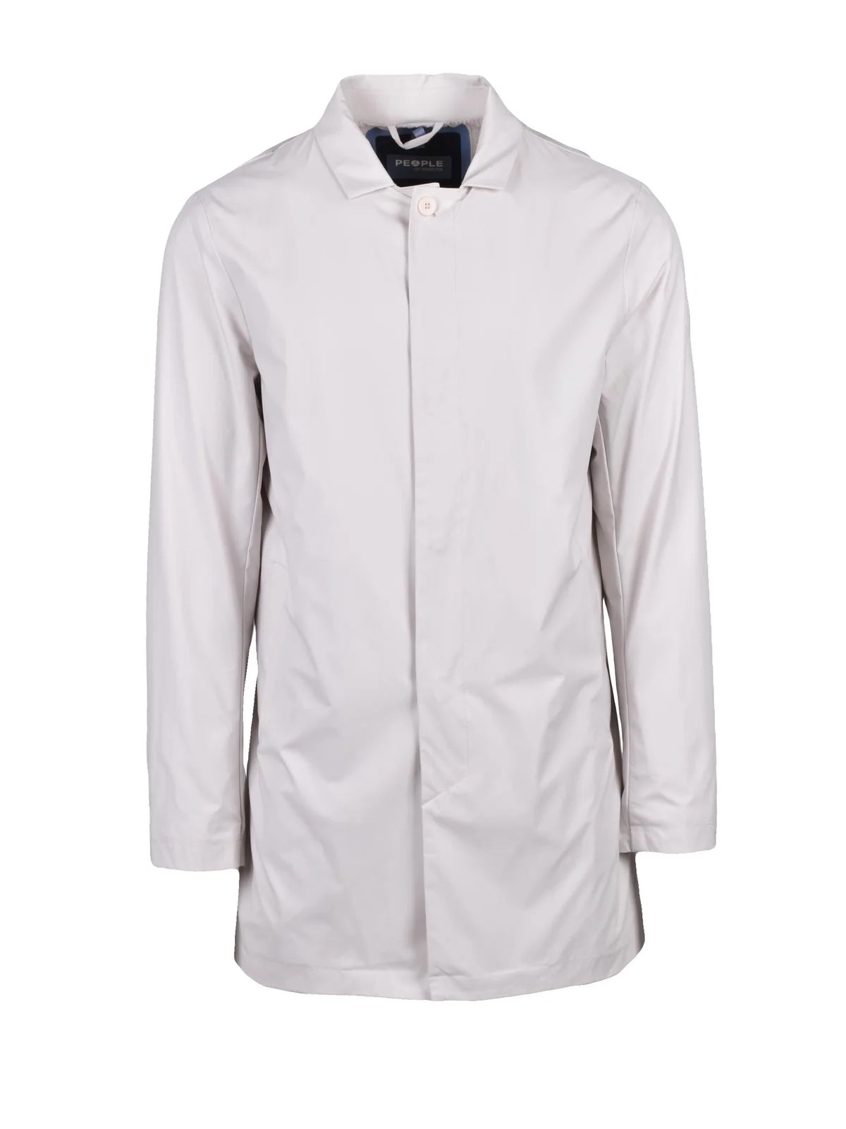 White Toshiro Polyester Waterproof Jacket