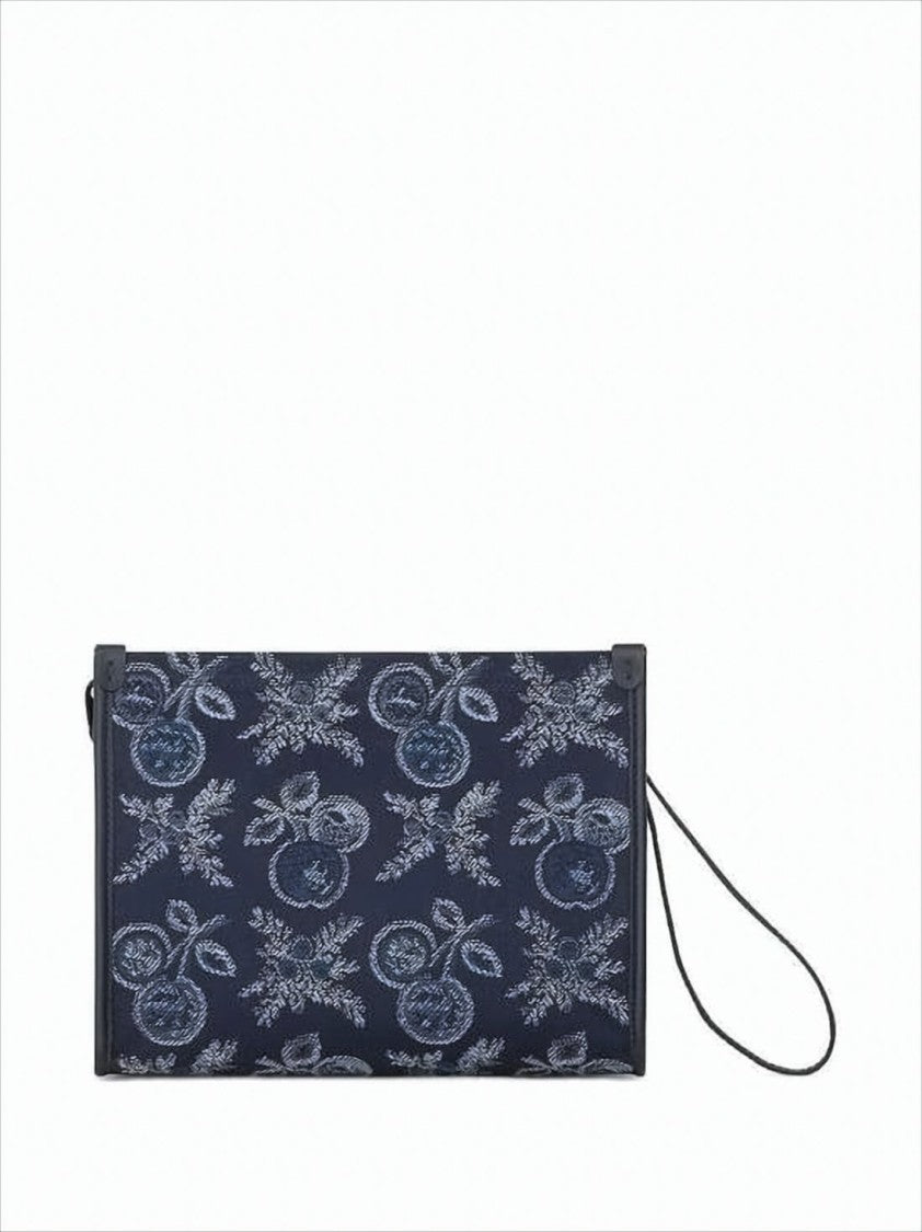 Patterned Fabric Clutch