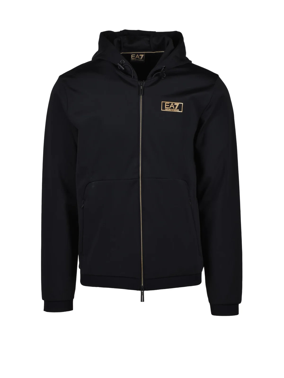 Zip Hoodie Sweatshirt - Black