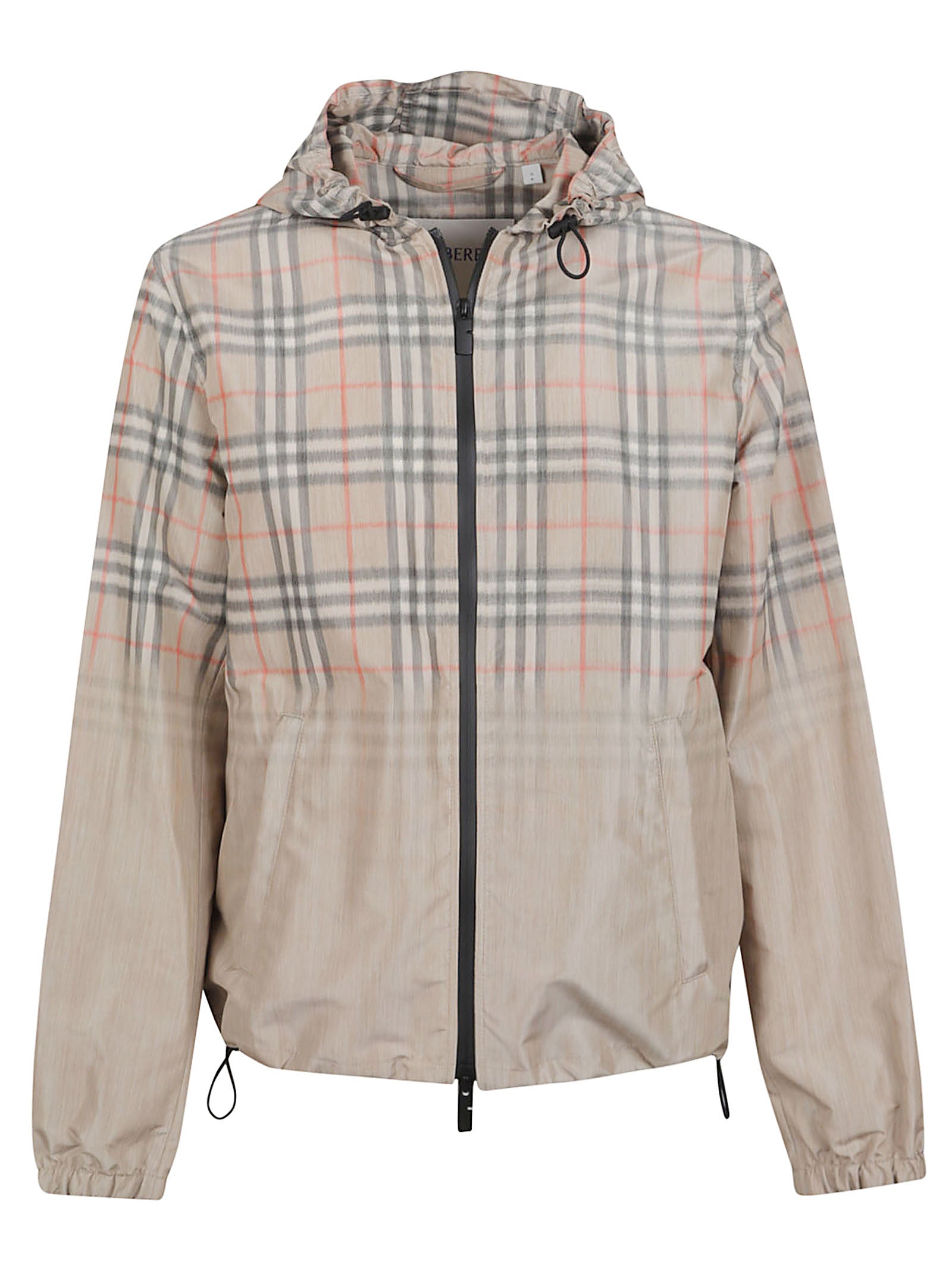 Gradient Check Bomber Jacket