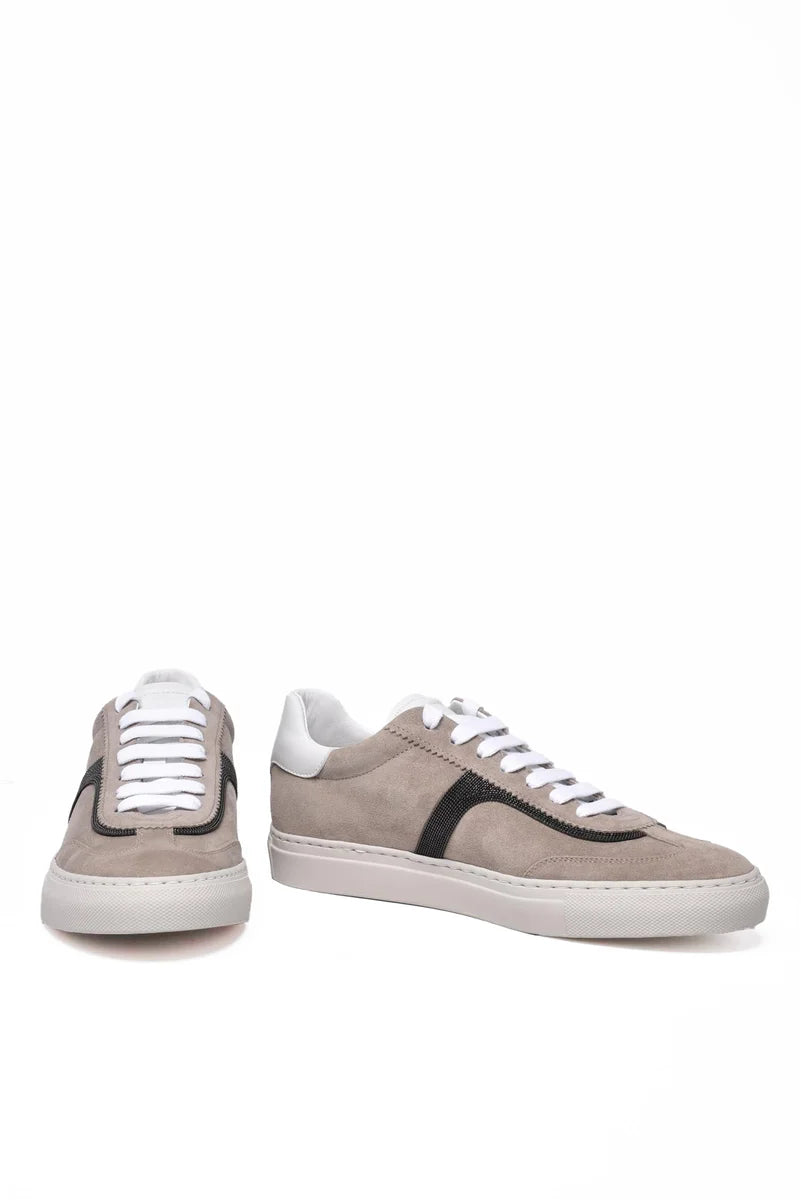 Suede Sneakers - Grey