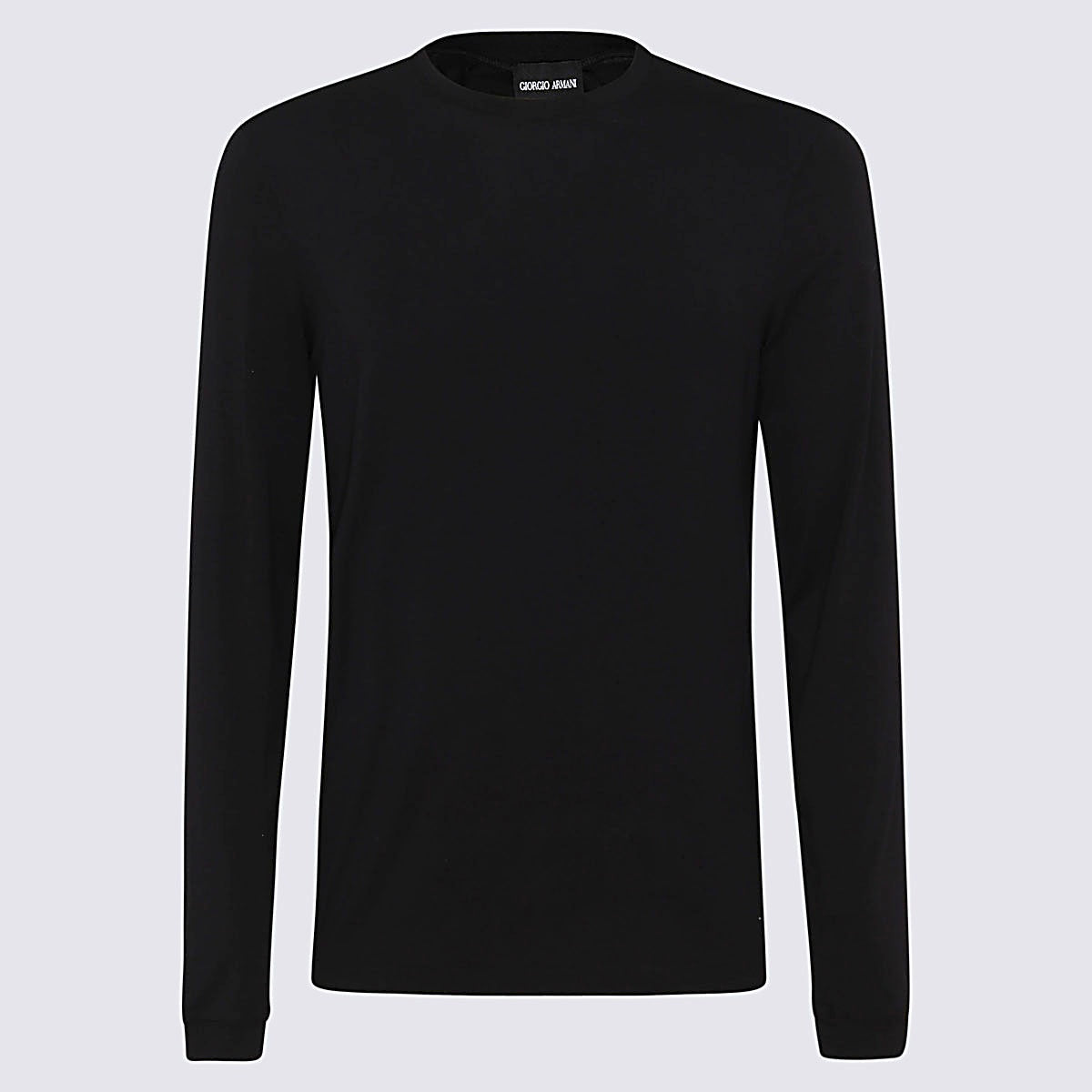 Black Viscose Blend T-Shirt