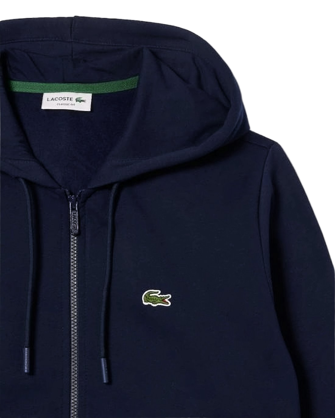 Classic Zip-Up Hooded Sweatshirt with Kangaroo Pocket
