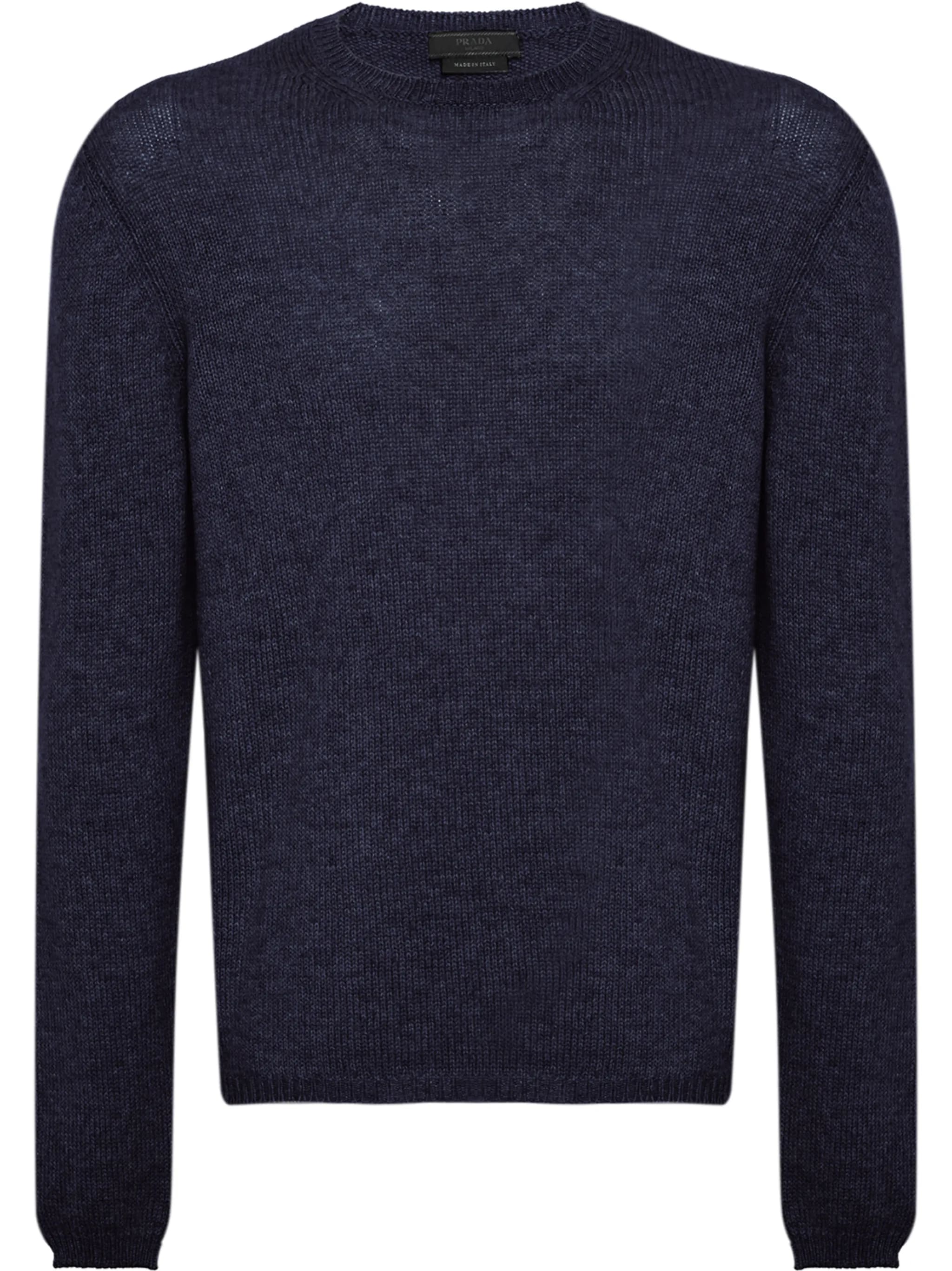 Navy Crew Neck Cashmere Sweater