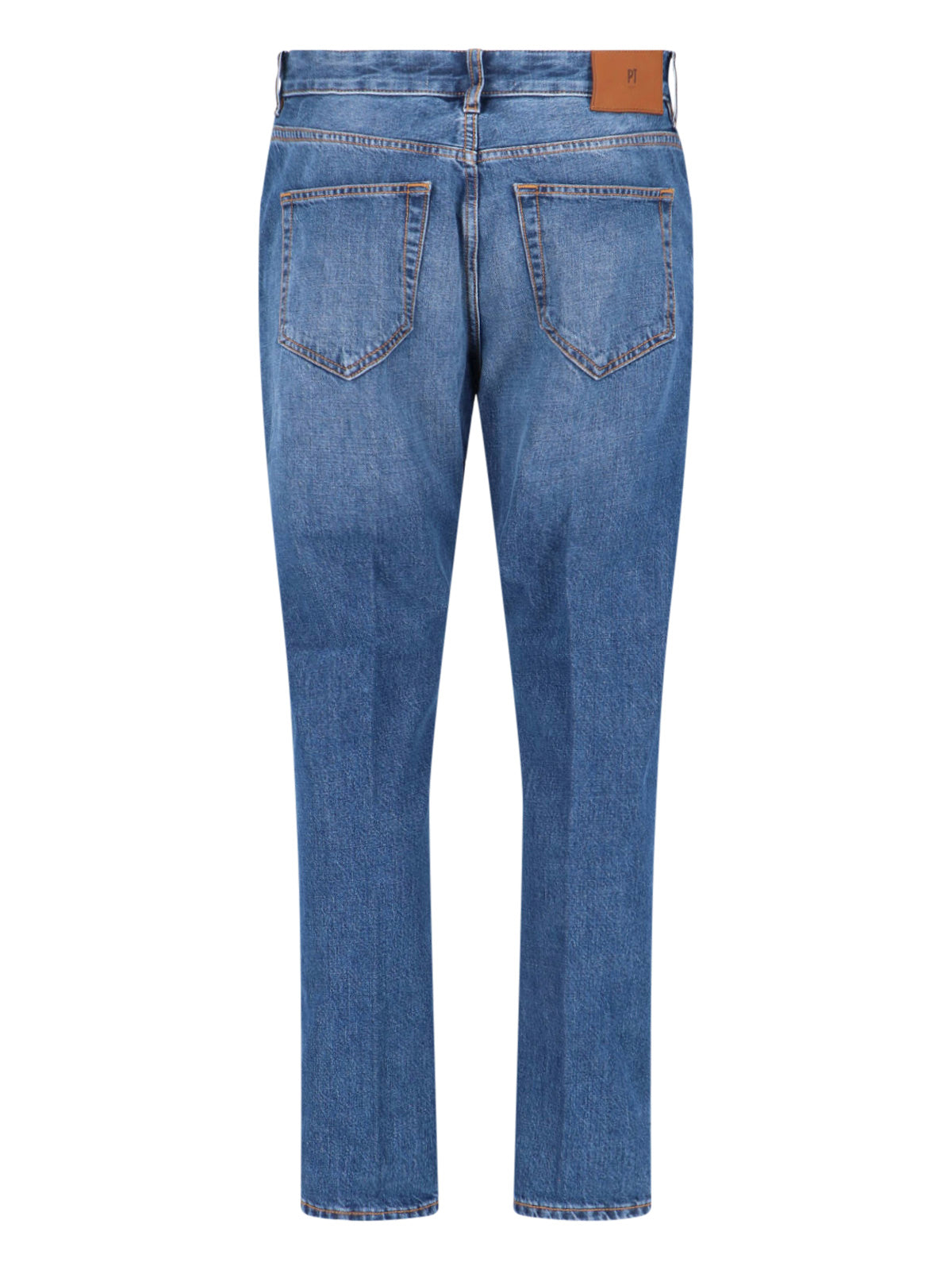 Straight-Leg Denim Jeans With Classic Five-Pocket
