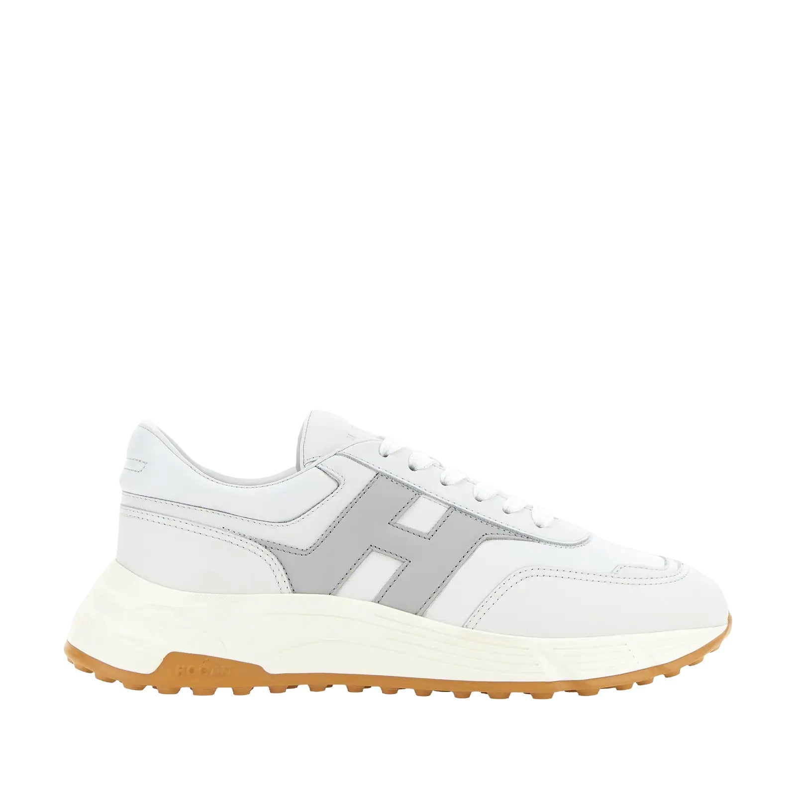Hyperlight Allacciato H Sneakers in White Grey