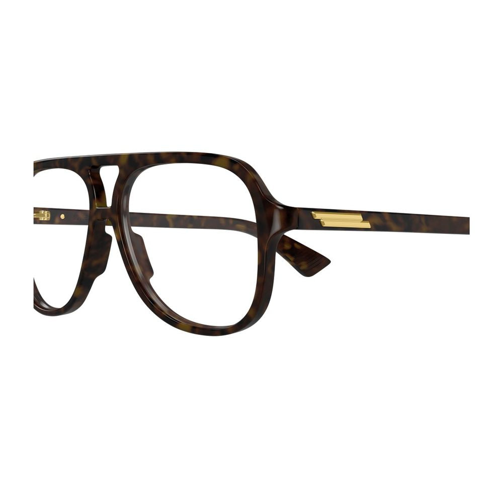 Bv1417O Linea Ribbon Pilot-Inspired Havana Acetate Eyeglasses