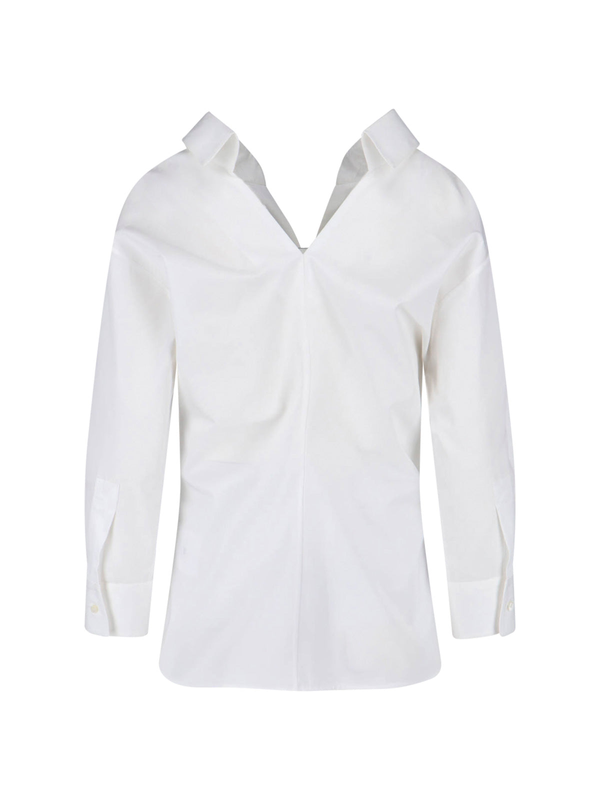 Structured Collar White Givenchy Shirt