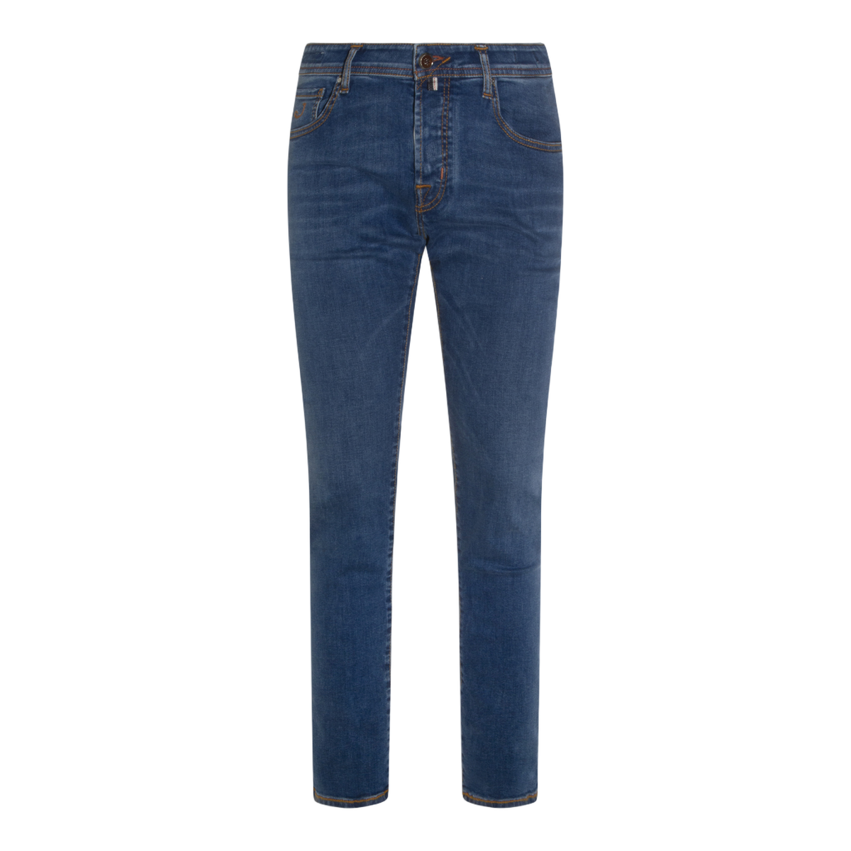 Slim Fit Jeans With Medium Blue Wash