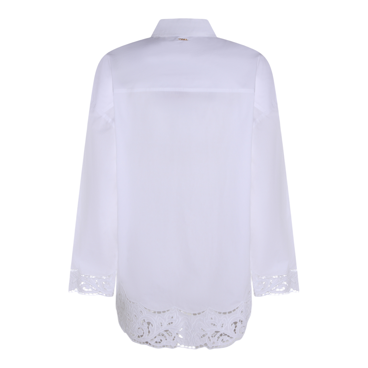 Crisp White Shirt with Structured Collar