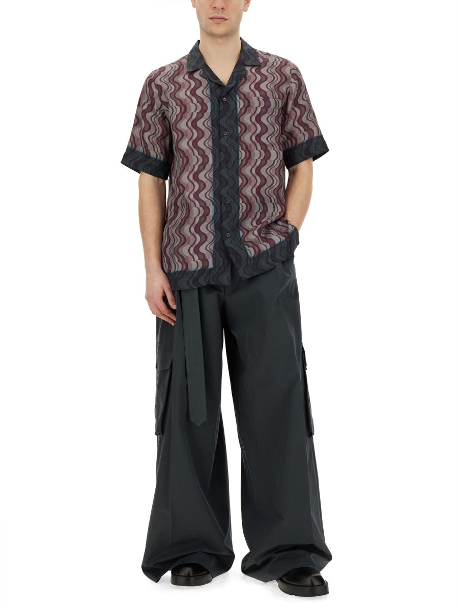 Vibrant Printed Casual Shirt With Classic Collar