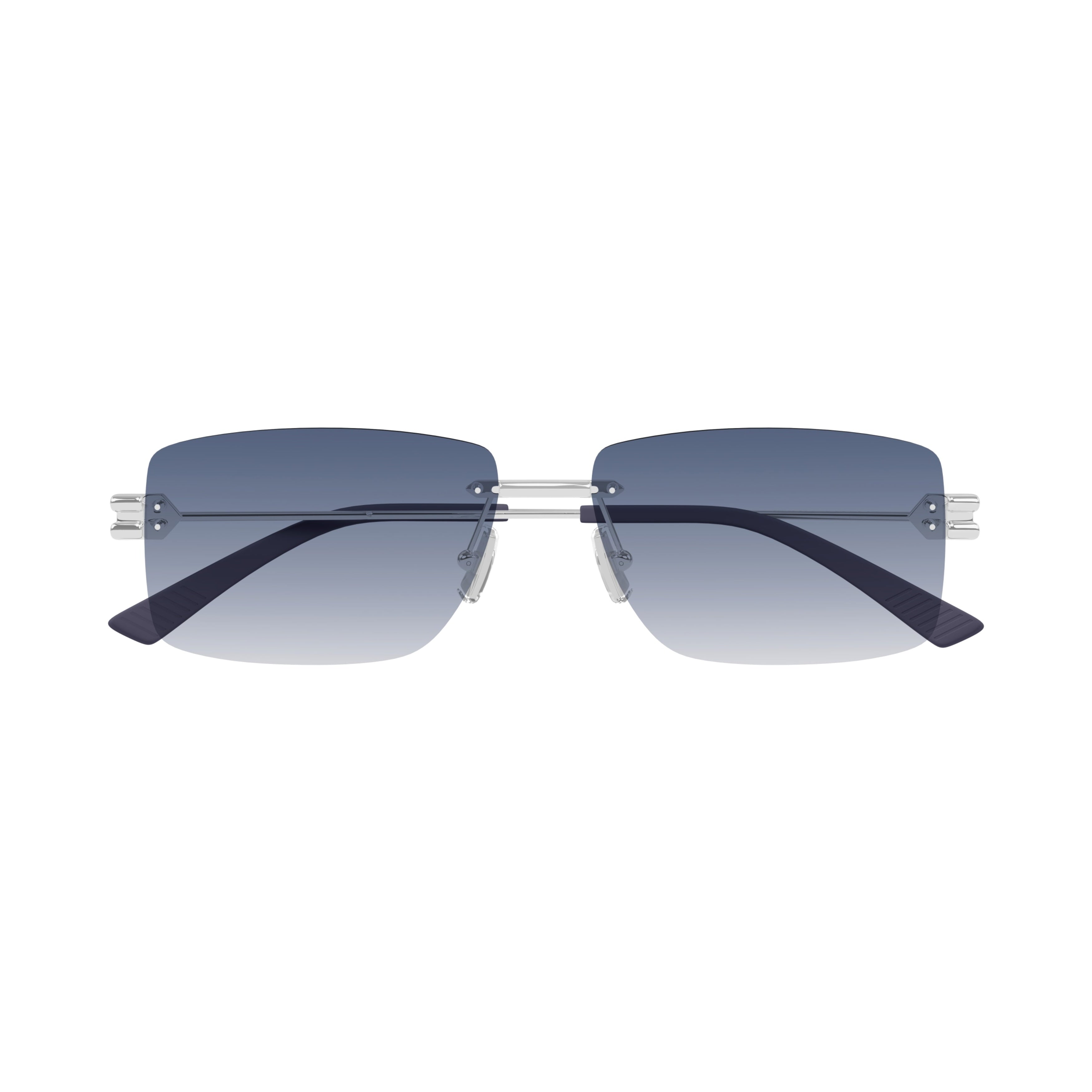 Bv1126s Rimless Rectangular Sunglasses