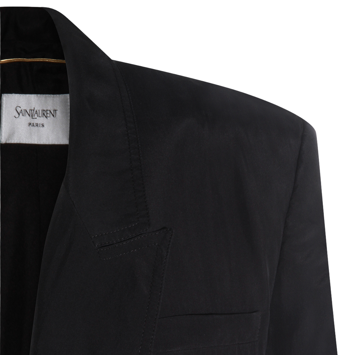 Double-breasted Black Jacket