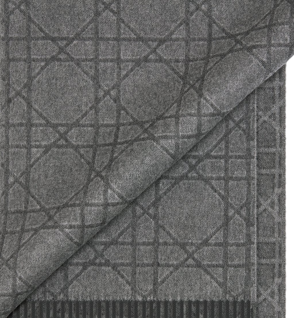 Paph Geometric Pattern Cashmere Scarf