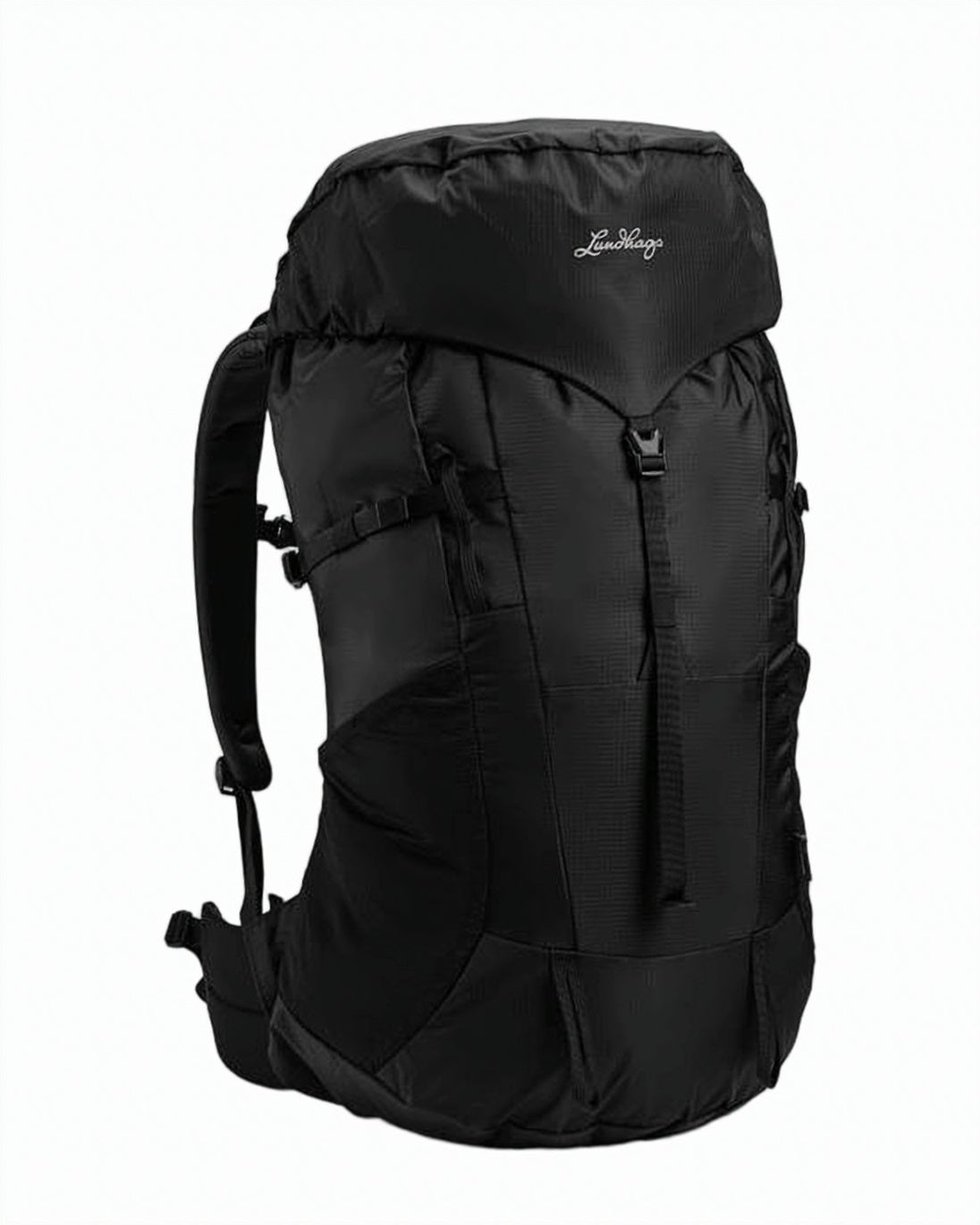 Black Backpack with Structured Padded Design