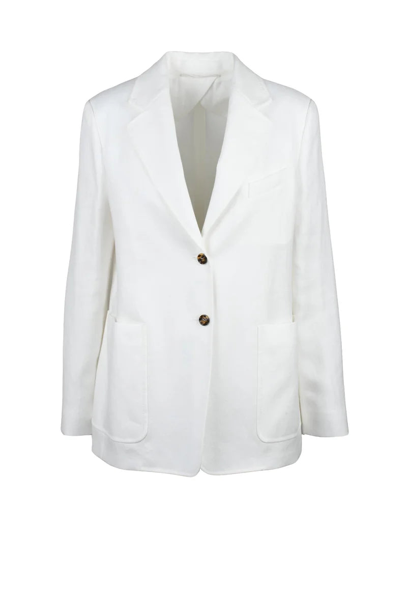 Linen Jacket - White