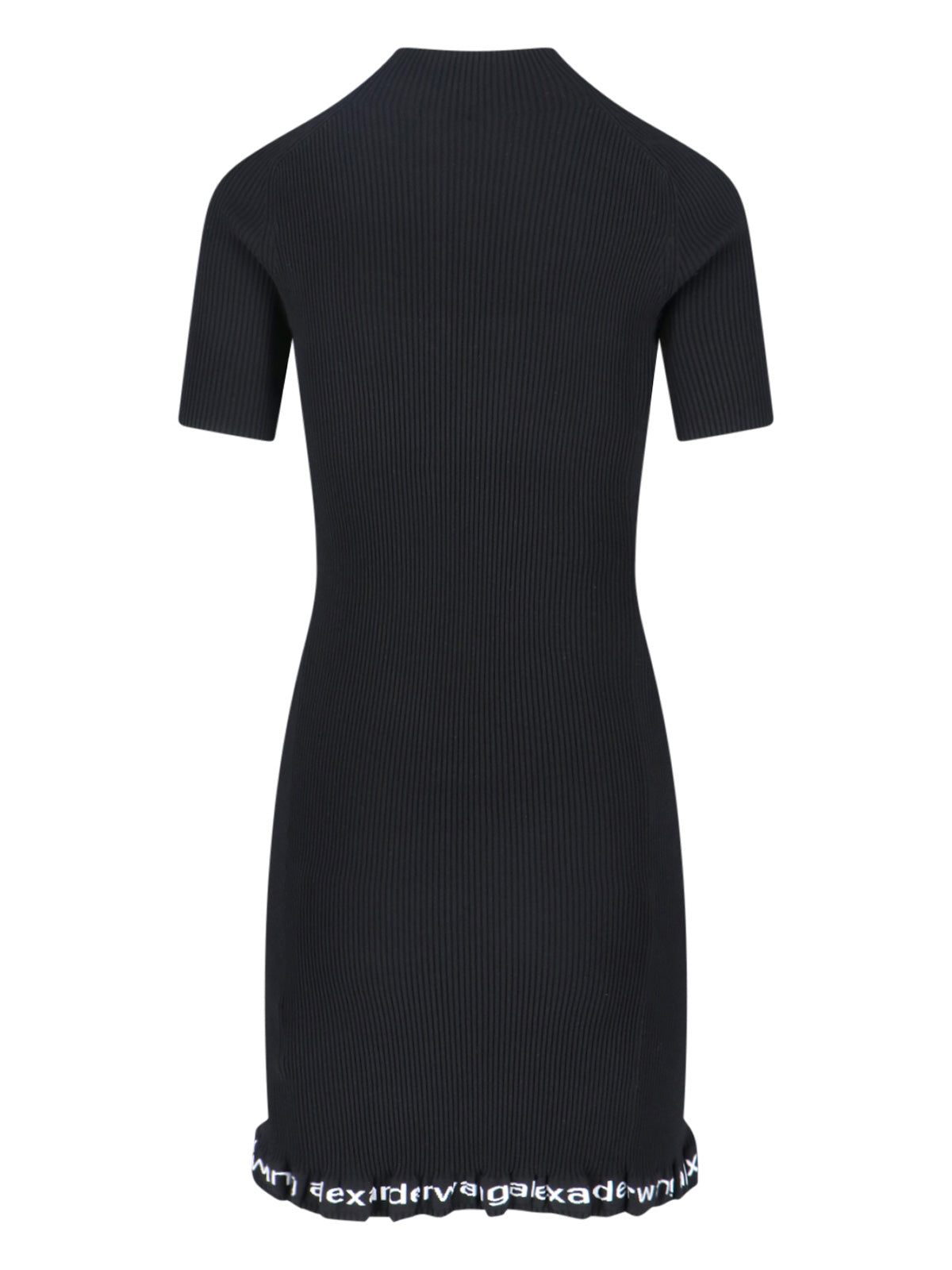 Logo Midi Dress – Black