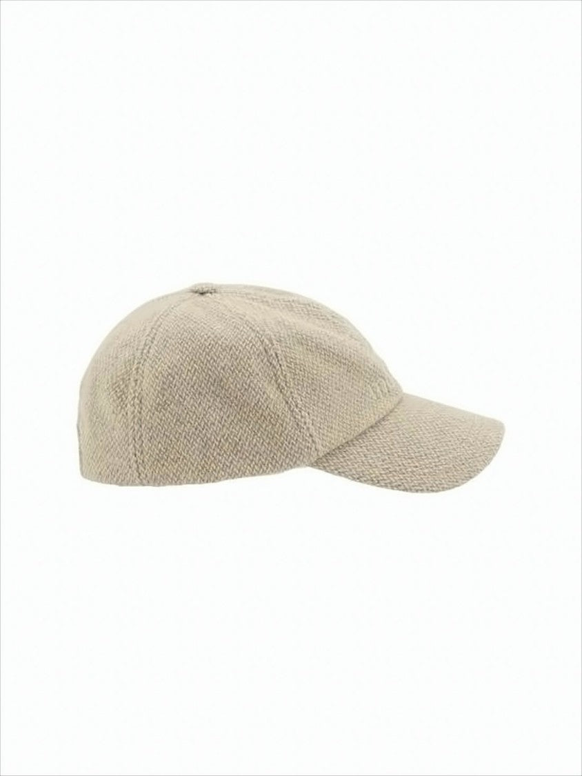 Textured Cotton Baseball Cap with Subtle Branding
