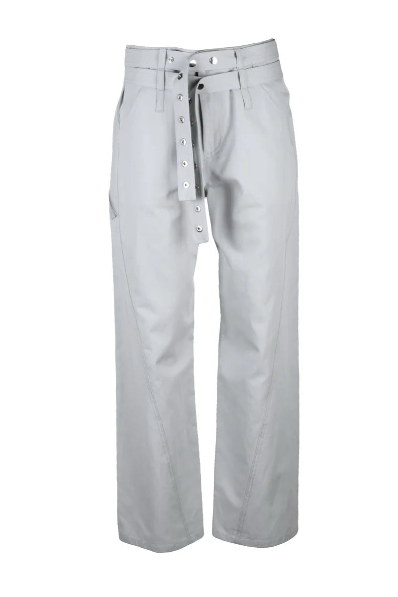 Stephanie Wide Leg Trousers - Grey