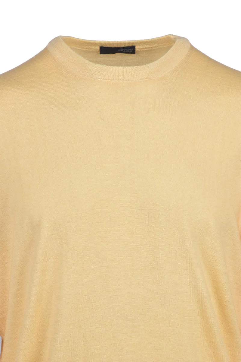 Crew Neck Sweater - Yellow