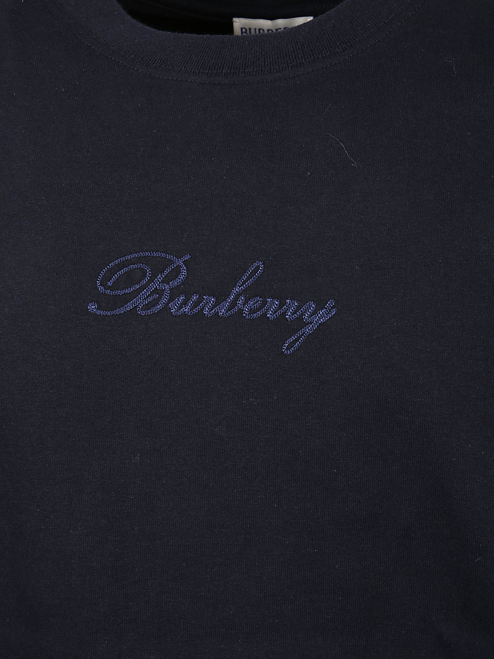 Classic Navy T-Shirt with Embroidered Logo