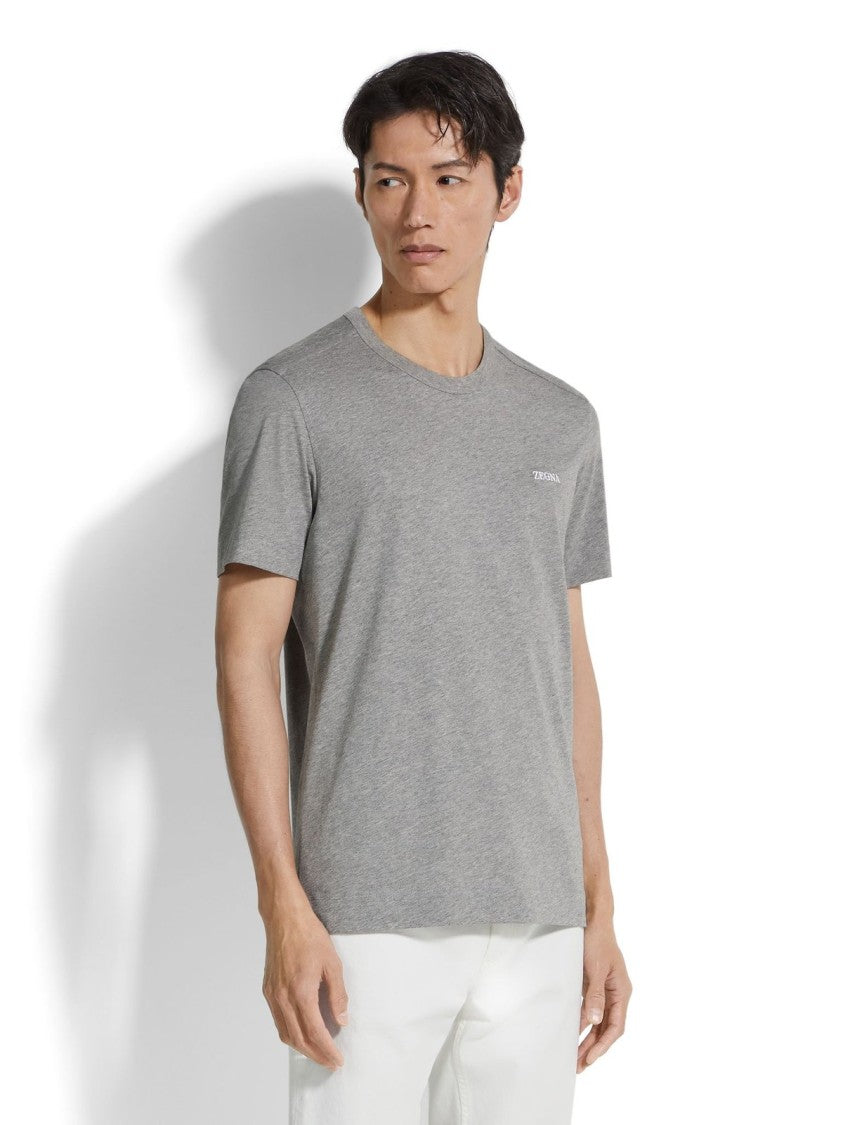 Classic Grey Crew Neck T-Shirt