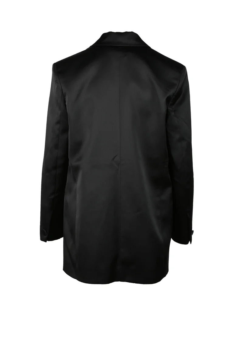 Polyester and Elastane Jacket - Black