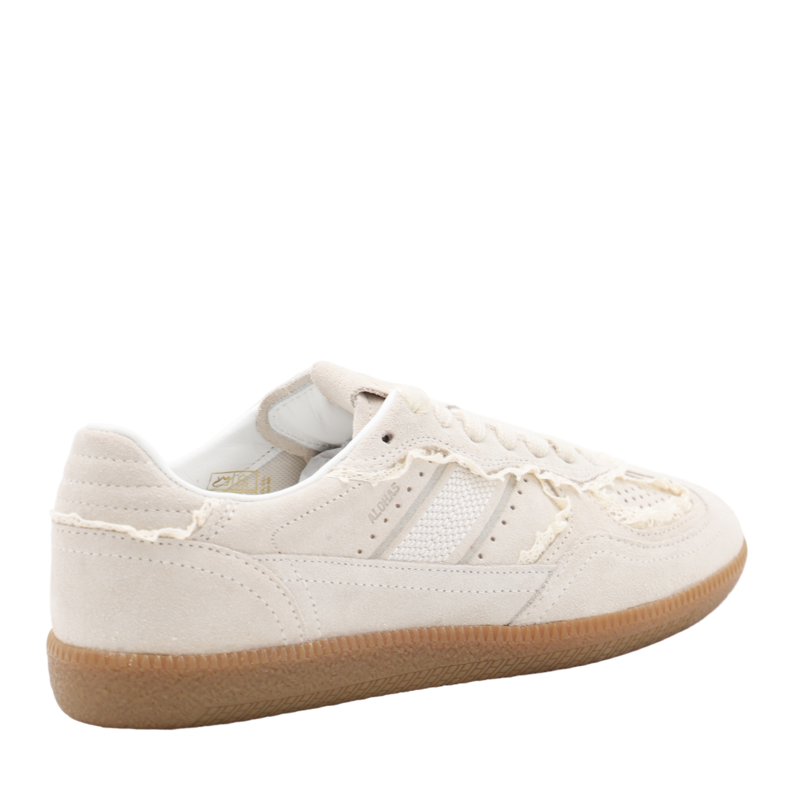 Low-Top Sneakers with Textured Gum Sole