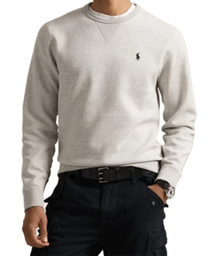 Light Heather Polo Sweatshirt