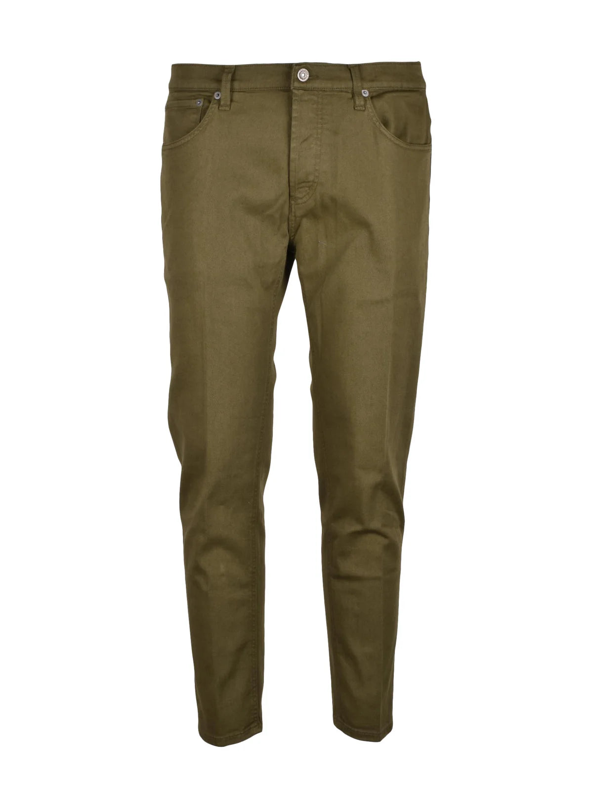 Green Brighton Cotton Elastomultiester Elastane Jeans