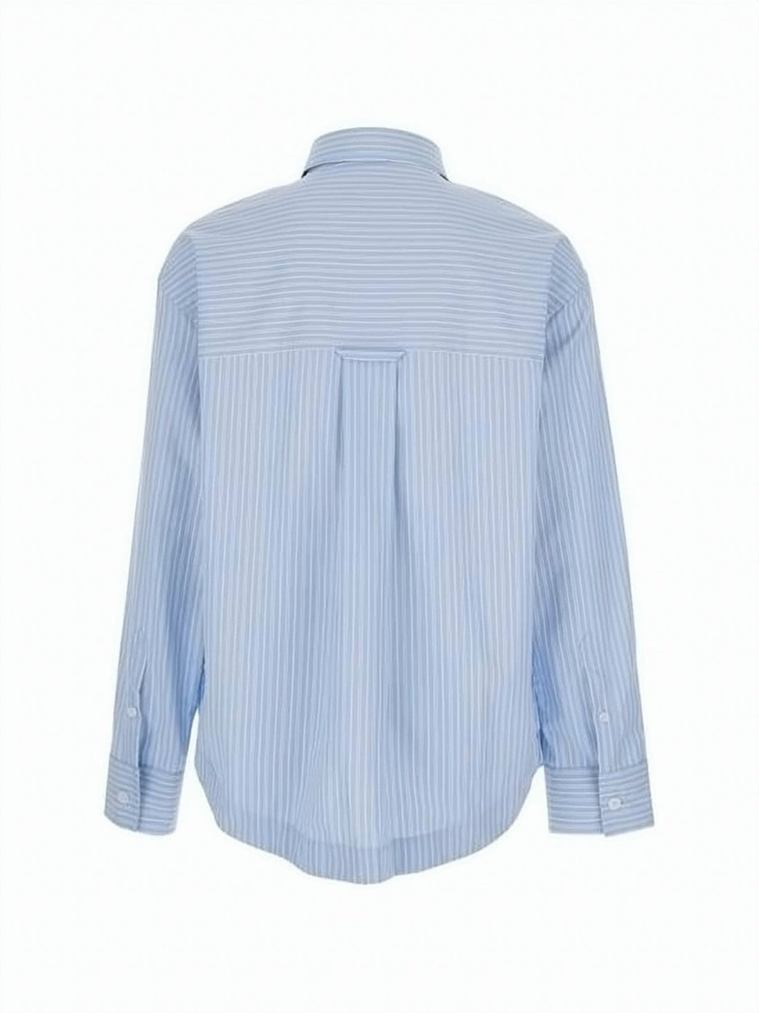 Relaxed Fit Cotton Shirt With Classic Collar