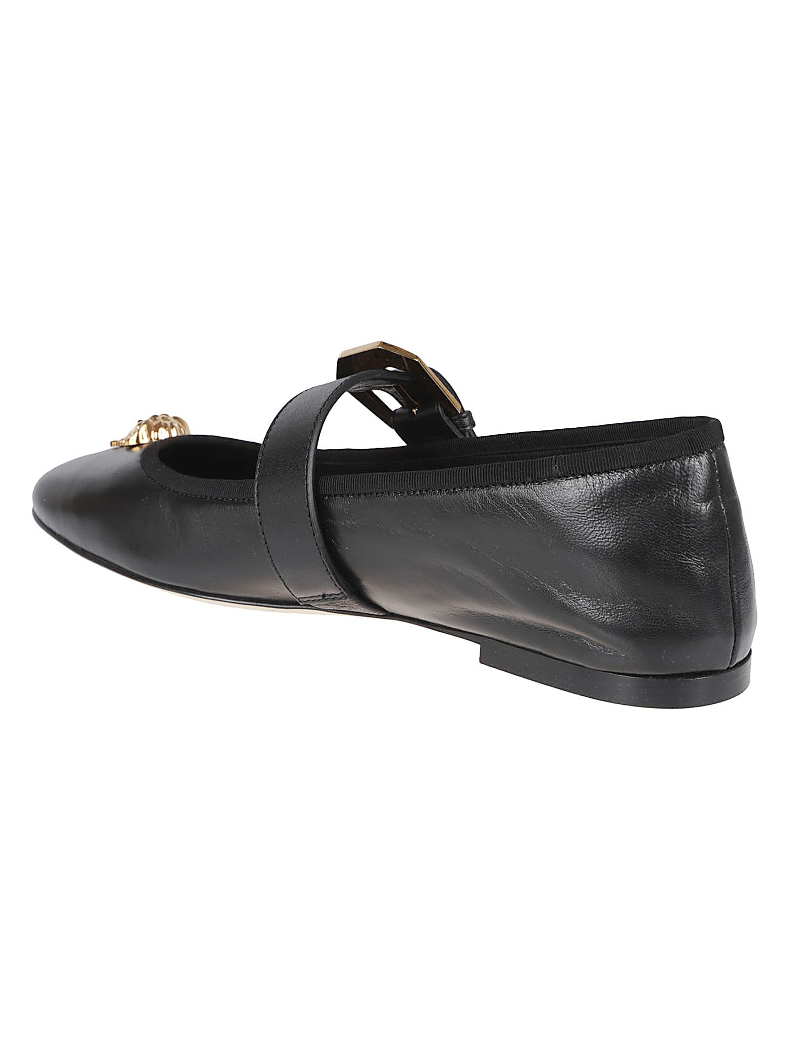 Smooth Lambskin Ballerina Flats