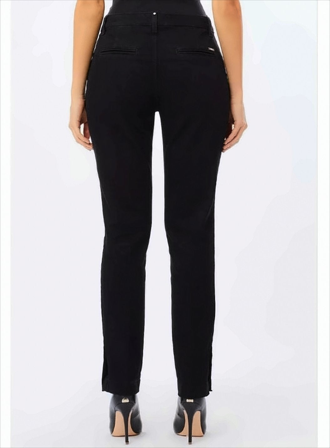 Slim-Fit Black Denim Jeans