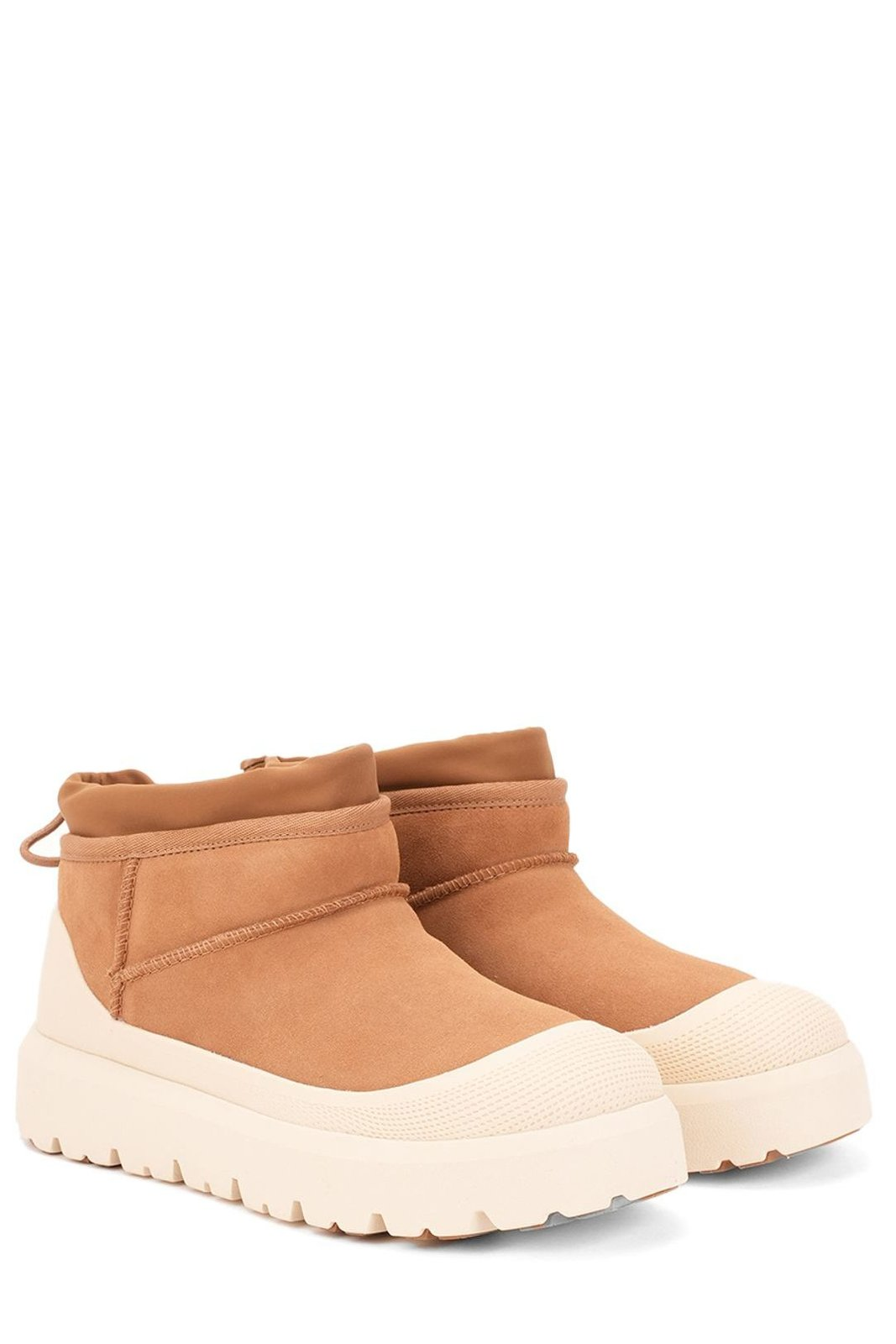 Mid-Height Suede UGG Boot with Chunky EVA Sole