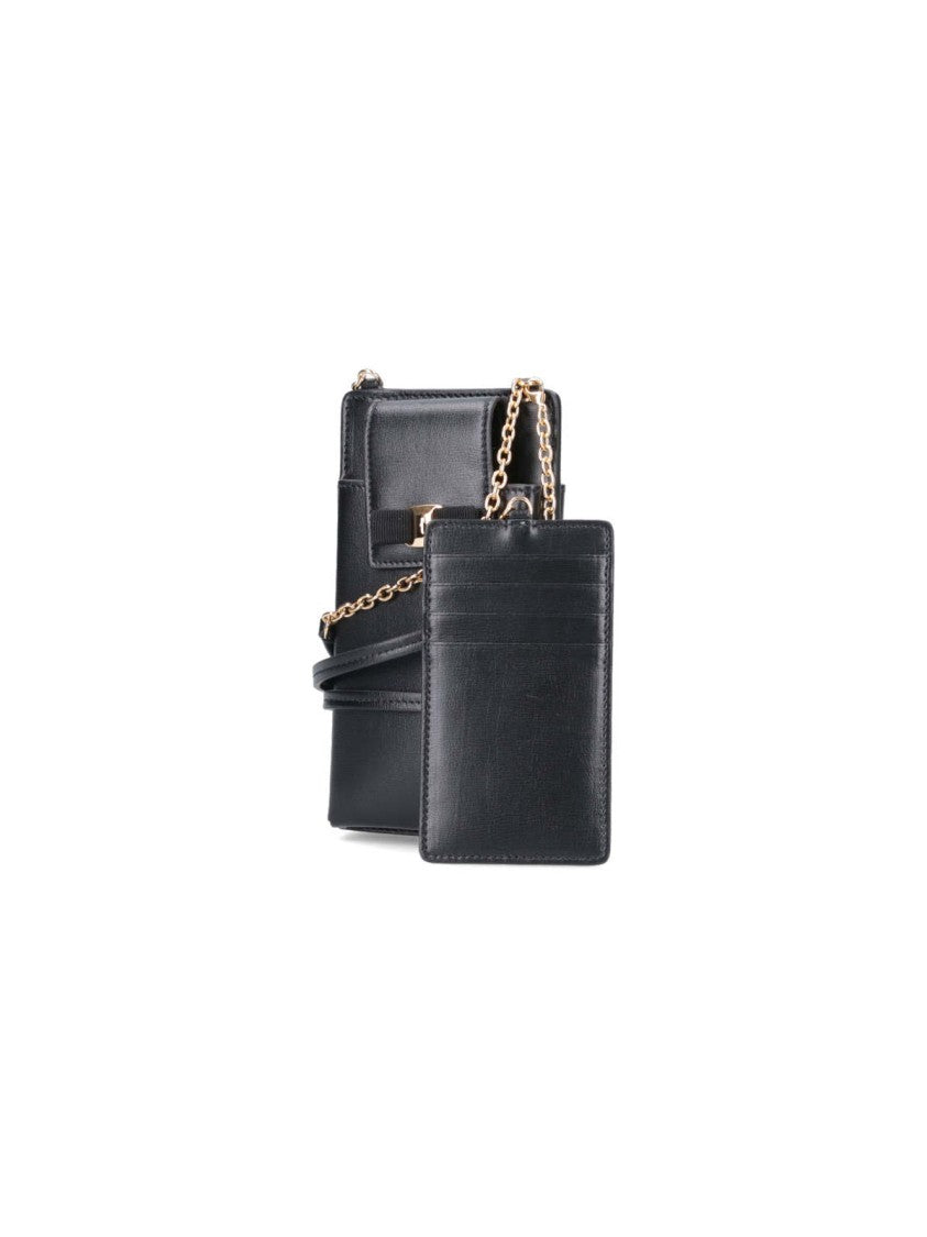 "Vara" Bow Phone Holder – Black