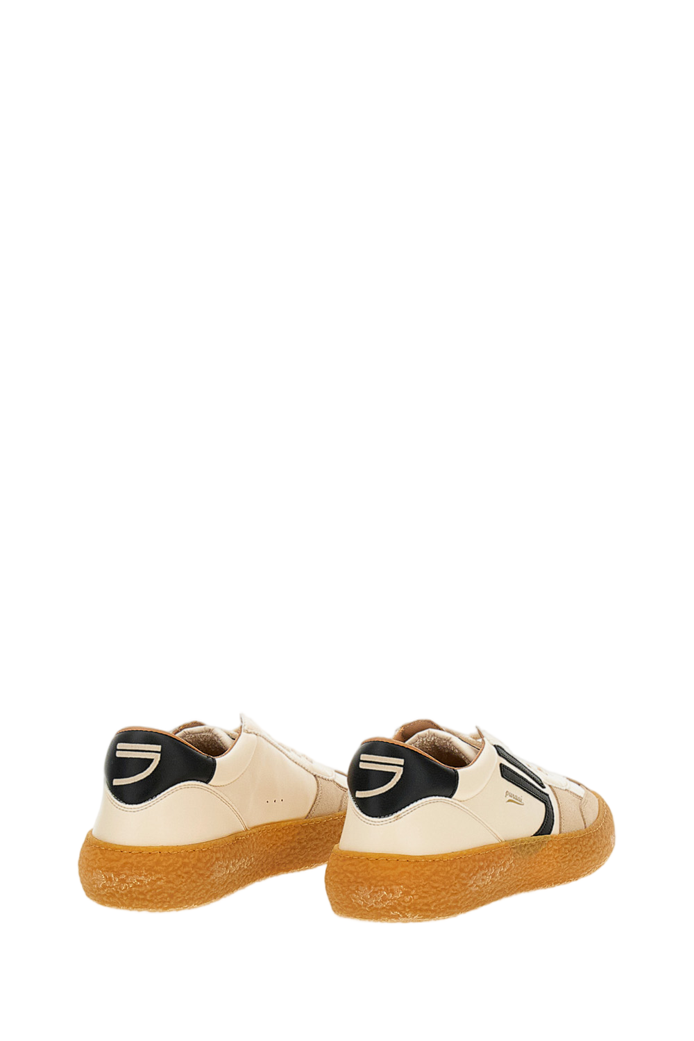 Beige Vintage Series Buttercream Sneakers